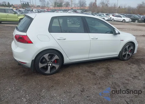 2016 Volkswagen Golf Gti Autobahn W/Performance Package 4-Door из США, поврежденный, VIN 3VW547AU7GM069339